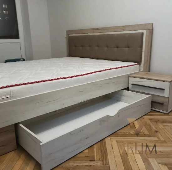 Модульная спальня Милана Сокме дуб крафт белый/дуб серый 1190 фото