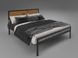 Ліжко двоспальне 180х200+ламель Герар Tenero чорний 7454 фото 2
