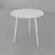 Круглий стіл Сет-3 Неман білий/білий 13630 фото 2