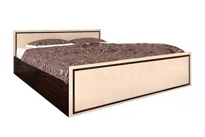 Ліжко двоспальне Кім 2СП (+ламель) 160х200 Світ Меблів венге темне/венге світле Світ Меблів фото