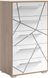 Модульная система Тони Мир Мебели дуб артизан/ нимфея альба (шелкография,лак) 1130 фото 8