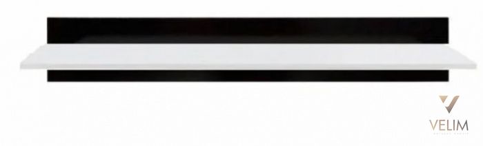 Вушер Полиця Р/90 Gerbor німфея альба/білий глянець 7772 фото