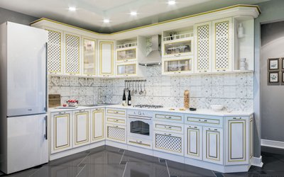 Модульная Кухня Роксана Мир Мебели в цветах 15486 фото