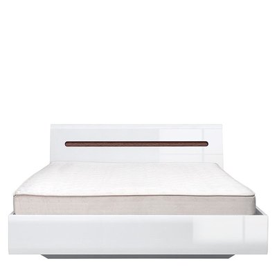 Ліжко Ацтека (підйомне) + ламель 160х200 BRW білий/білий глянець BRW фото