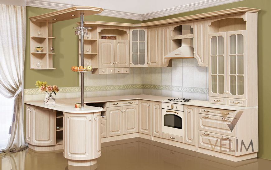 Модульная Кухня Валенсия Мир Мебели в цветах 15487 фото