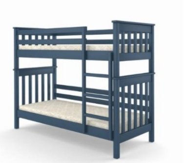 Ліжко Скандинавія міні 90х200 + ламель Mebigrand сосна синій Mebigrand фото