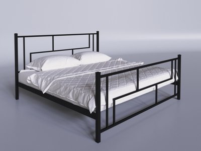 Ліжко двоспальне 160х200+ламель Аміс Tenero чорний 7466 фото