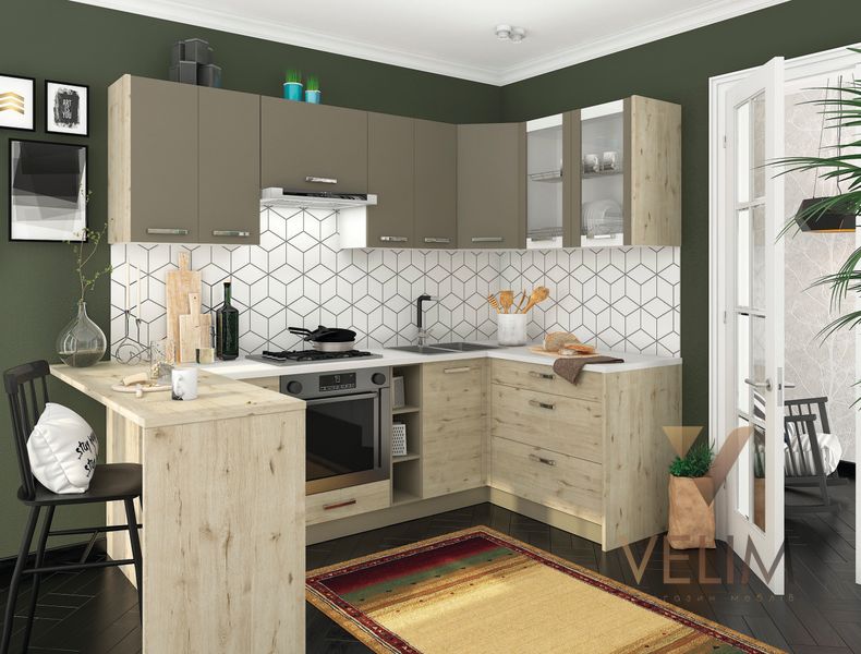 Модульна Кухня Шарлотта Сокме в кольорах 15497 фото