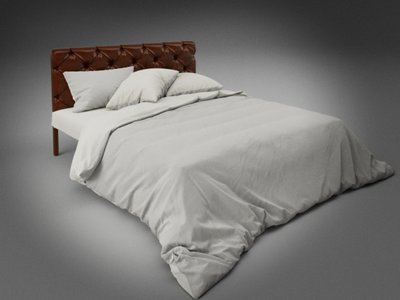 Ліжко двоспальне 160х200+ламель Канна Tenero коричневий 7479 фото
