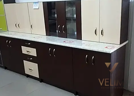 Кухонний комплект Венера 2.6м Мир Мебели венге магия/венге магия+дуб молочный 15501 фото