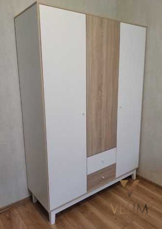 Модульна спальня Глорія Мебель Сервіс дуб самоа/білий 1231 фото