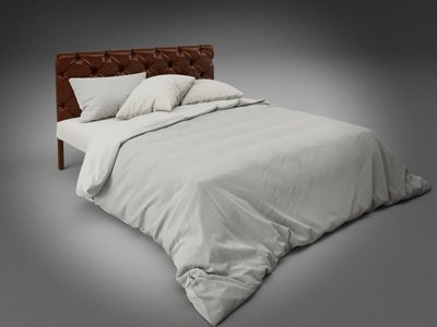 Ліжко двоспальне 180х200+ламель Канна Tenero коричневий 7480 фото