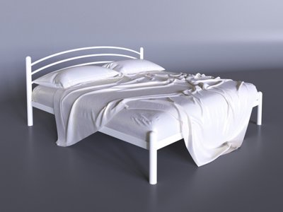 Ліжко полуторне 120х200+ламель Маранта Tenero білий 7429 фото