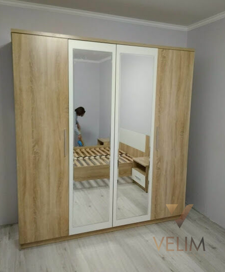 Модульна спальня Маркос Мебель Сервіс дуб самоа/білий 1238 фото