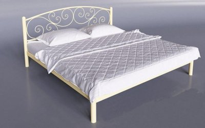 Ліжко двоспальне 160х200+ламель Лілія Tenero бежевий 7433 фото