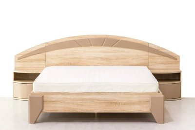 Ліжко Аляска 160 + вклад + 2 приліжкові Мебель Сервіс дуб самоа Мебель Сервіс фото