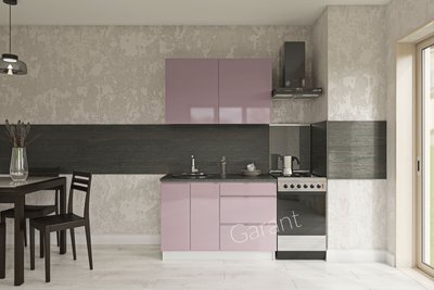 Кухонний комплект Роял Глянцевий 1,2м Garant пастельно-фіолетовий (без стільниці) 13200 фото