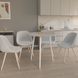 Круглий стіл Сет-3 Неман бетон/білий 13629 фото 1
